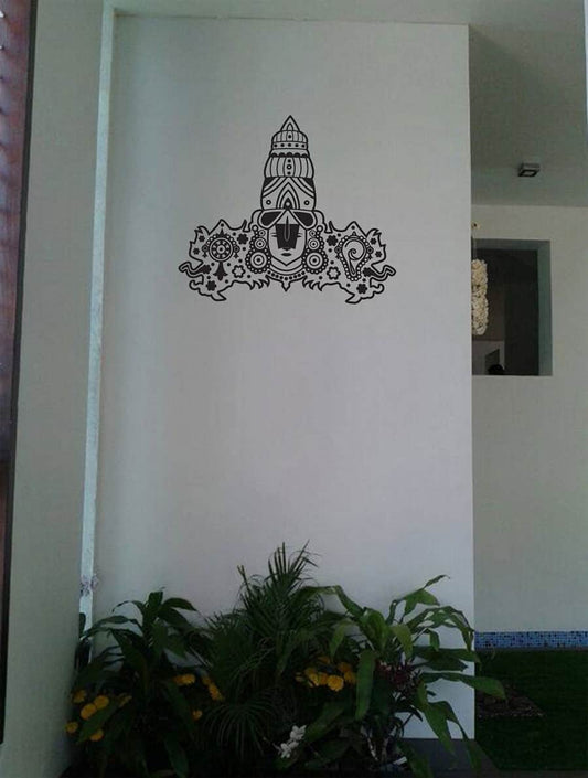 Tirupati Balaji Flame Wall Sticker