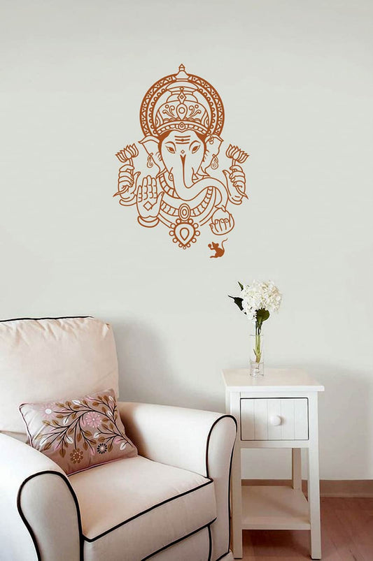 Ganesha Face Wall Sticker