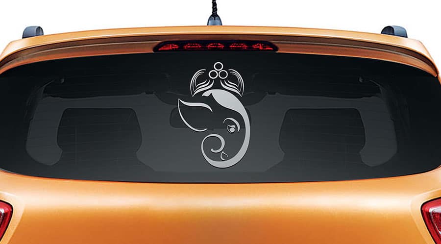 My Ganesha Car Rear Glass Sticker