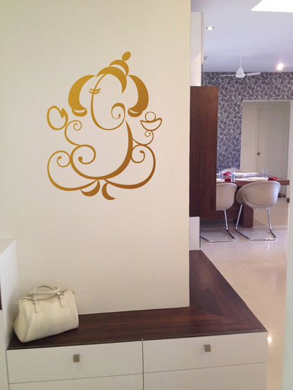 Shining Ganesha Wall Sticker