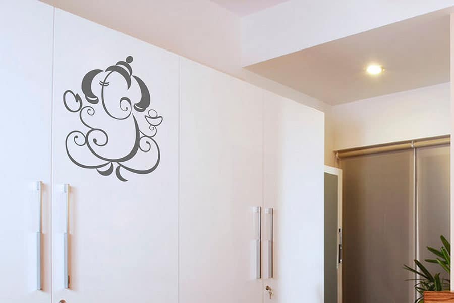 Shining Ganesha Wall Sticker