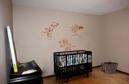 Bala Hanuman Set of 3 Series Wall Sticker