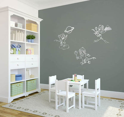 Bala Hanuman Set of 3 Series Wall Sticker