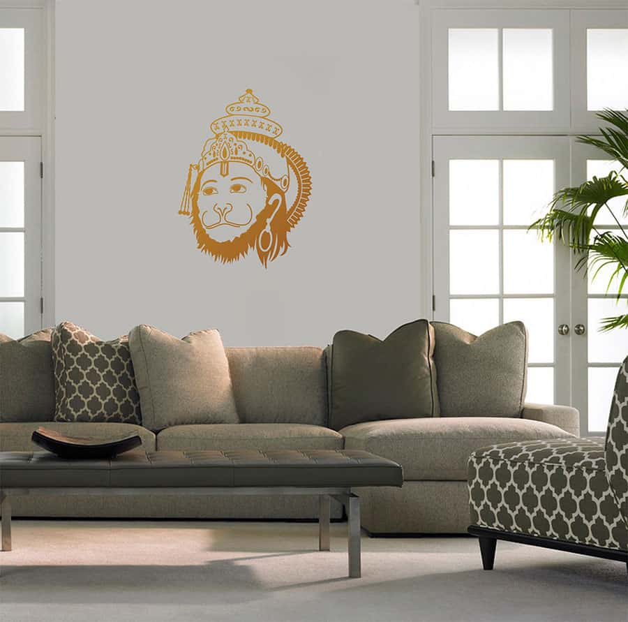 Hanuman Shining Wall Sticker