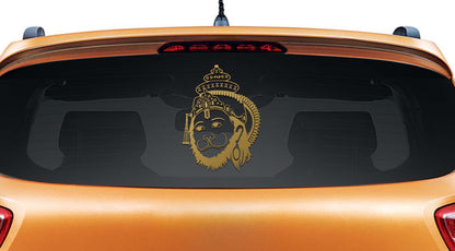 Hanuman Shining Car Rear Glass Sticker