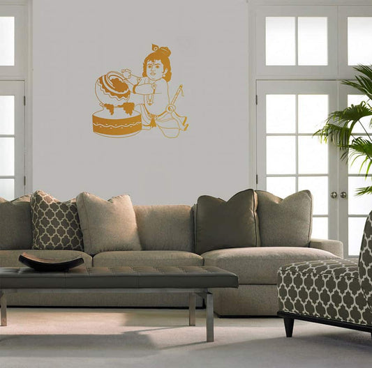 Little Krishna Wall Sticker