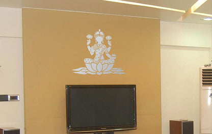Lotus Lakshmi Wall Sticker