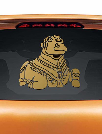 Nandi Bull Car Rear Glass Sticker