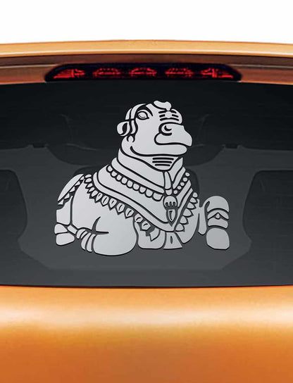 Nandi Bull Car Rear Glass Sticker