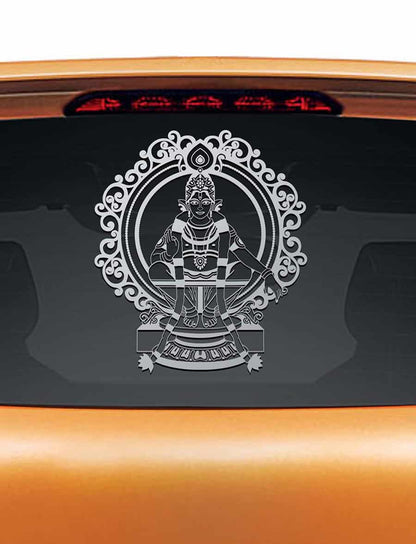 Ayyappa Swamy Car Rear Glass Sticker