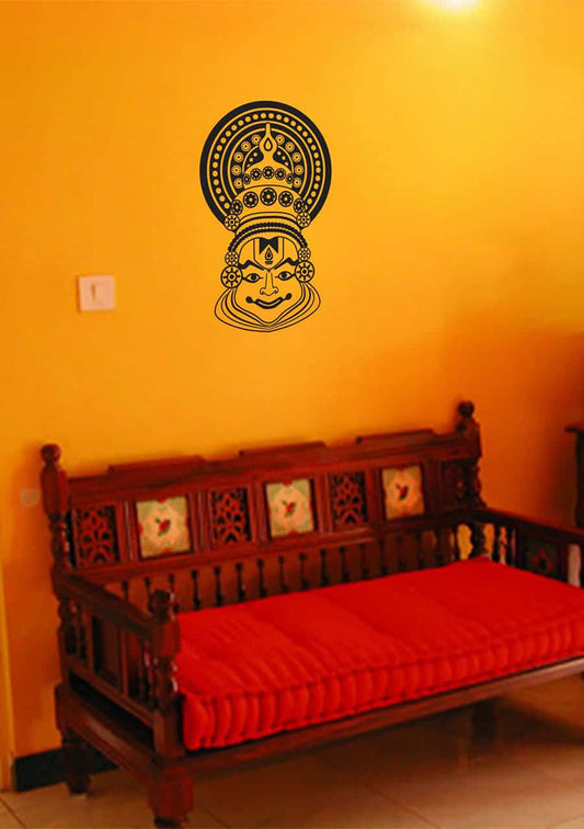 Kathakali Face Wall Sticker