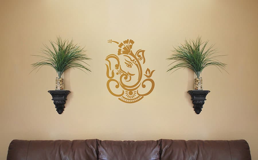 Dasavala Ganesha Wall Sticker