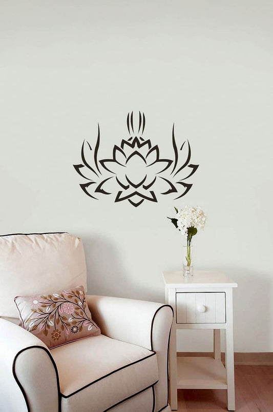 Tribal Lotus Wall Sticker