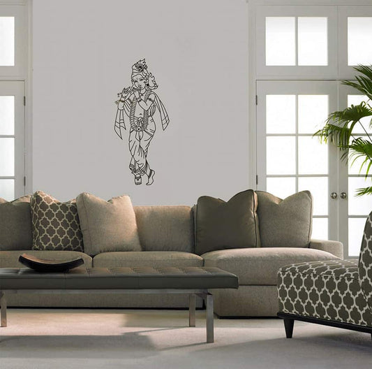 Artistic Krishna Wall Sticker