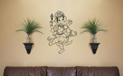 Dancing Ganesha Wall Sticker