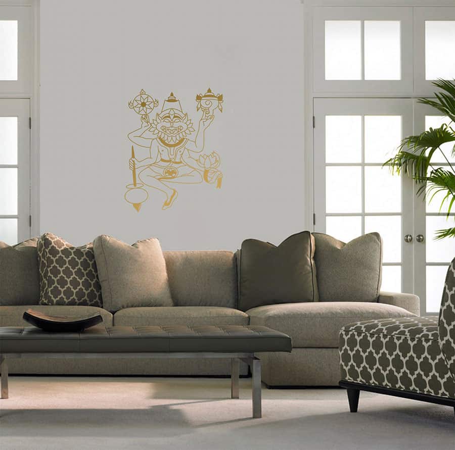 Narasimha Deva Wall Sticker