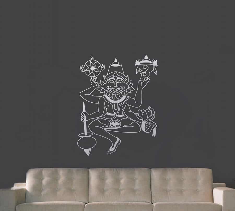 Narasimha Deva Wall Sticker