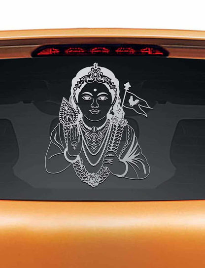 Murugan Car Rear Glass Sticker