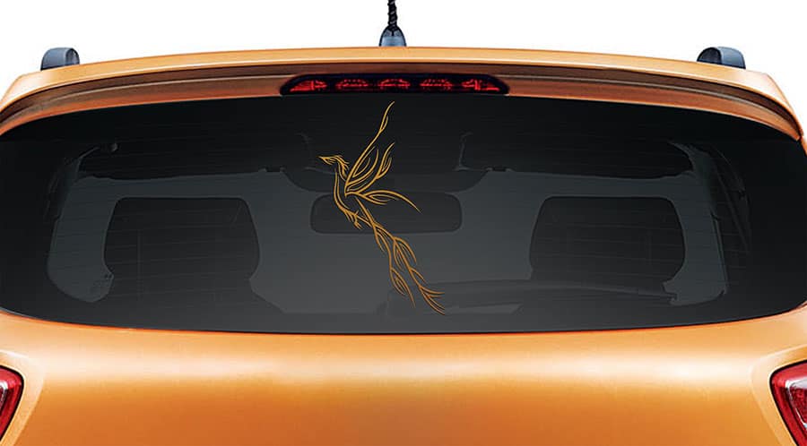 Paradise Bird Car Rear Glass Sticker