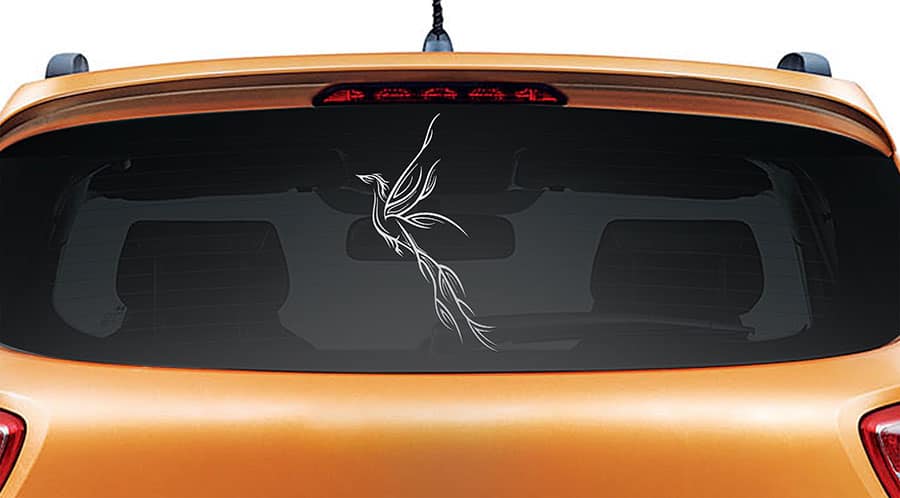 Paradise Bird Car Rear Glass Sticker