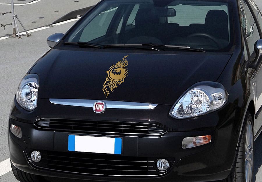 Dragon Guardian Car Sticker