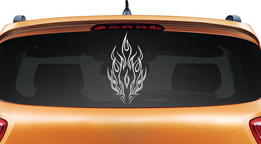 Dragon Breath Car Decal