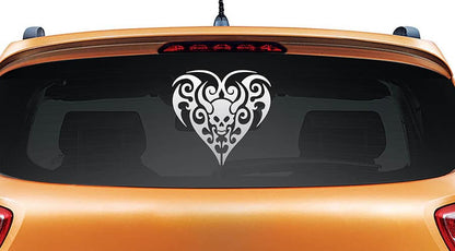 Black Heart Car Decal