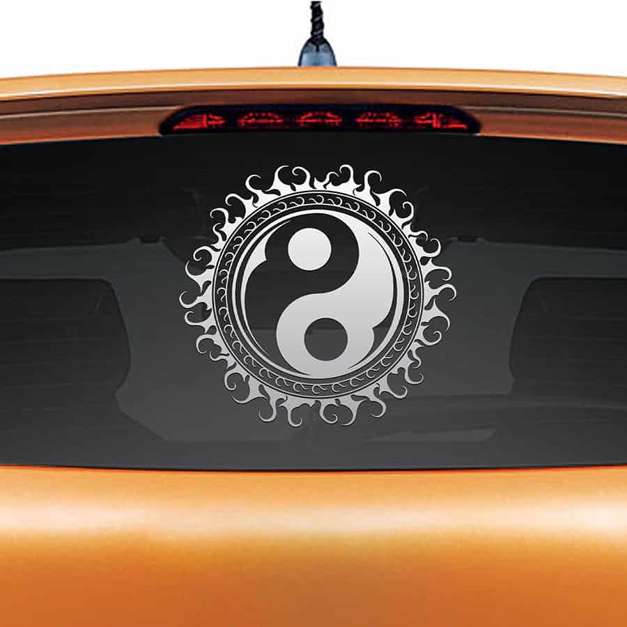 Yin Yang Car Decal