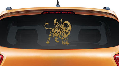 Lucky Leo Car Decal