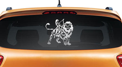 Lucky Leo Car Decal