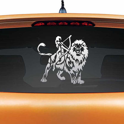 Lucky Leo Car Decal