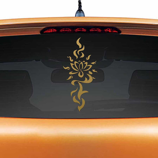 Lotus Bindi Car Rear Glass Sticker