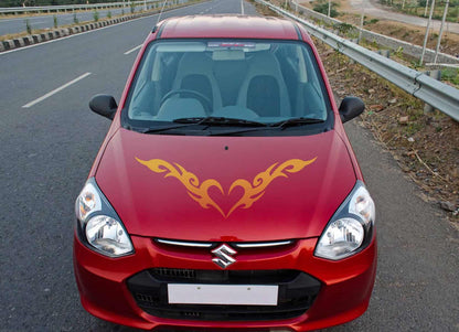 Heart of Fire Car Sticker