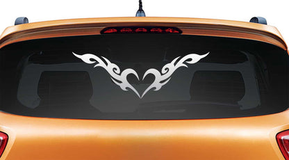 Heart of Fire Car Sticker