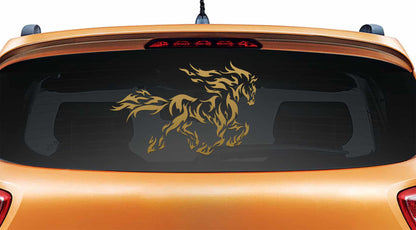 Fiery Stallion Car Decal