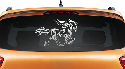 Fiery Stallion Car Decal