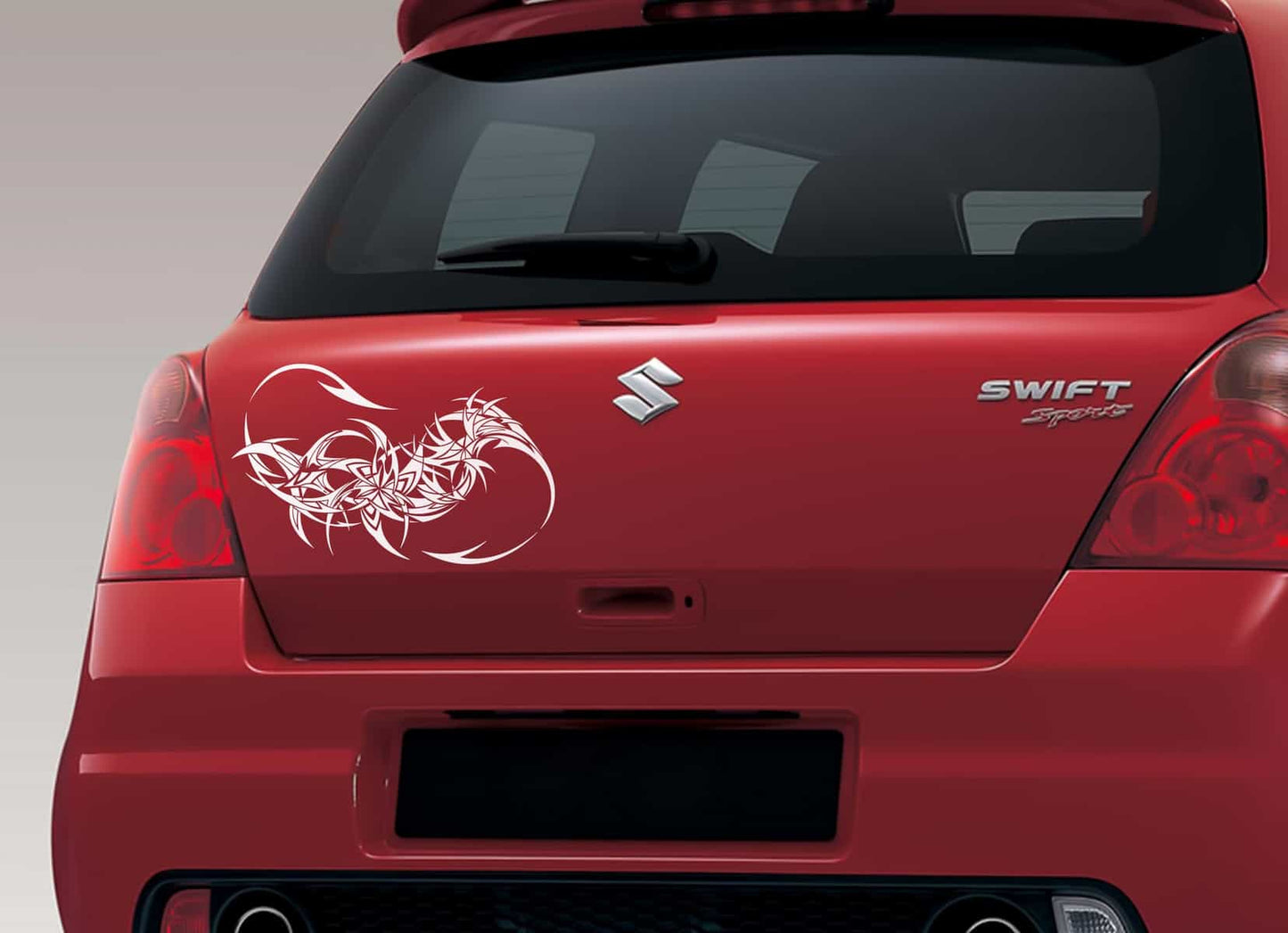 Dragon Tail Car Decal