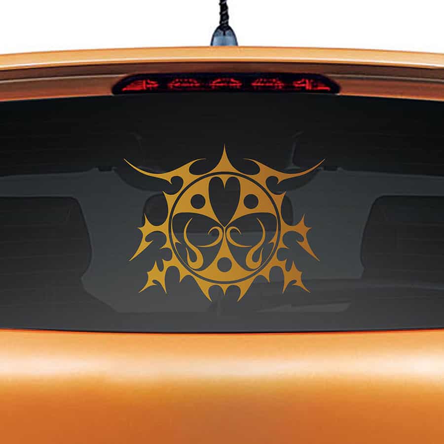 Alien Ant Car Rear Glass Sticker