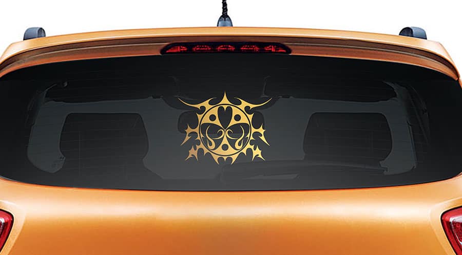 Alien Ant Car Rear Glass Sticker