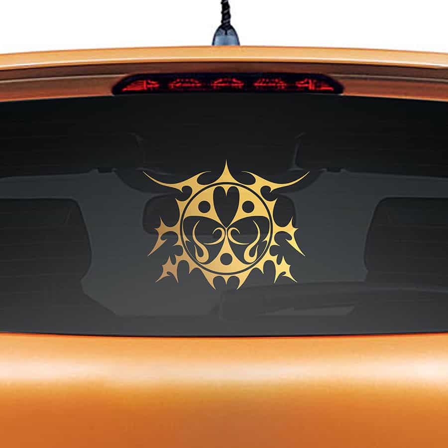 Alien Ant Car Rear Glass Sticker