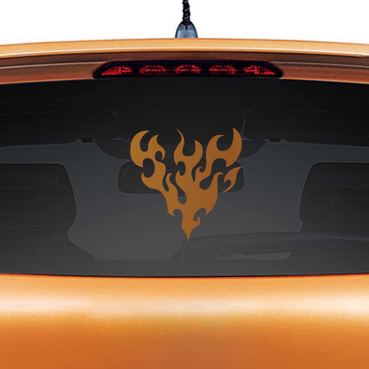 Hearty Life Car Rear Glass Sticker