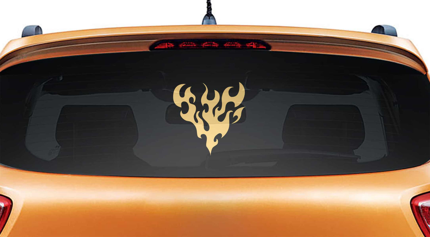 Hearty Life Car Rear Glass Sticker