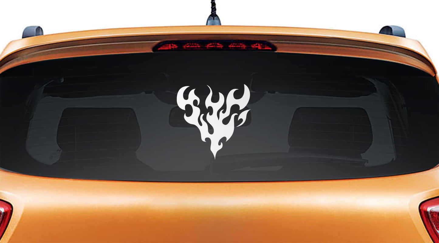 Hearty Life Car Rear Glass Sticker