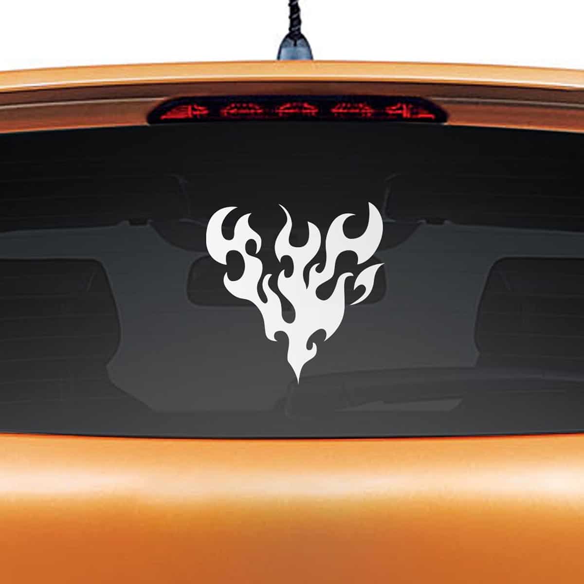 Hearty Life Car Rear Glass Sticker