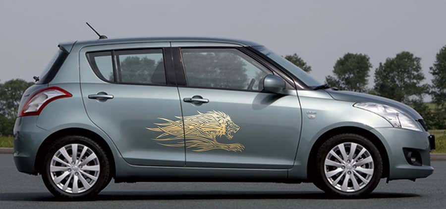 Lion zing Car Graphics