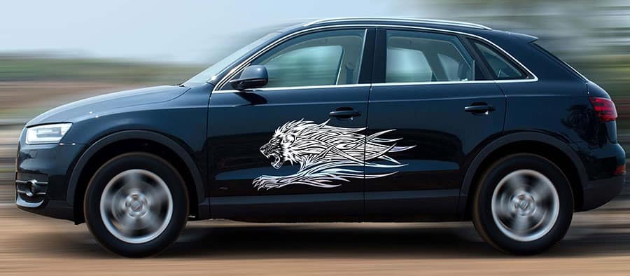 Lion zing Car Graphics