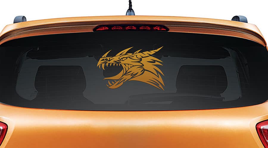 Dragon Zone Car Decal