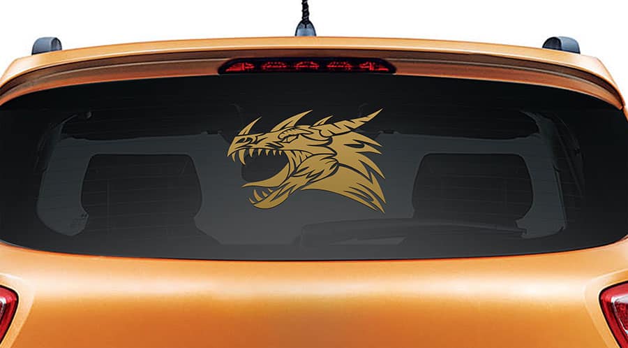 Dragon Zone Car Decal