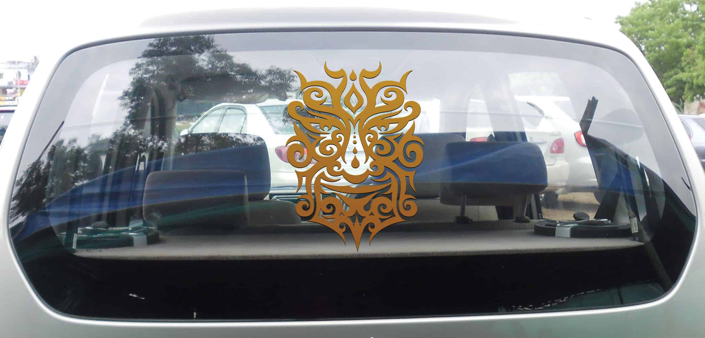 Face Off Car Decal