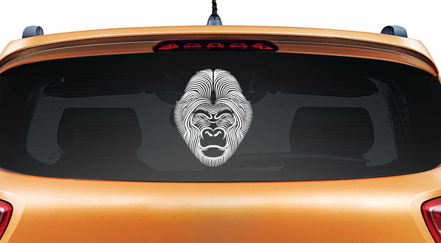 Gorilla Warrior Car Graphics